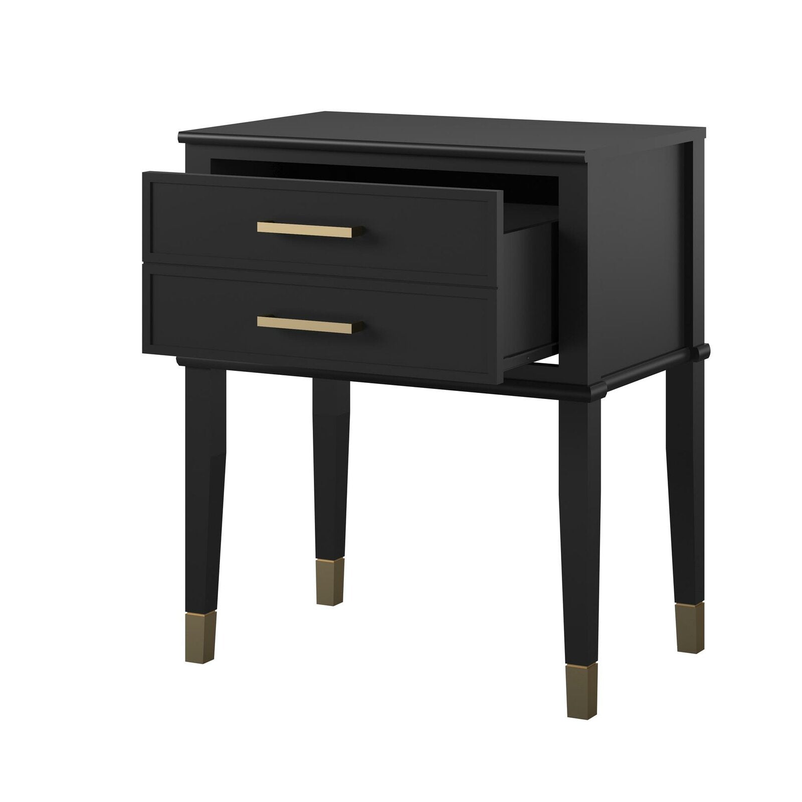 Black Westerleigh 1 - Drawer Nightstand AH240