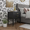Black Westerleigh 1 - Drawer Nightstand AH240