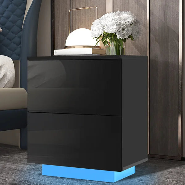 Black Westerleigh 21.6'' Tall 2 - Drawer Nightstand