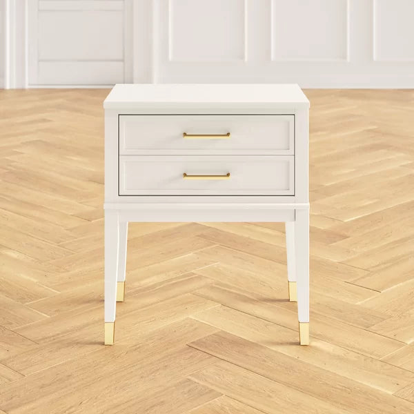 White Westerleigh 28.1'' Tall 1 - Drawer Nightstand