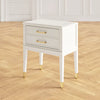 White Westerleigh 28.1'' Tall 1 - Drawer Nightstand