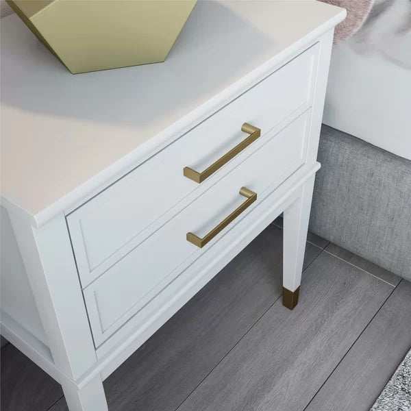 White Westerleigh 28.1'' Tall 1 - Drawer Nightstand