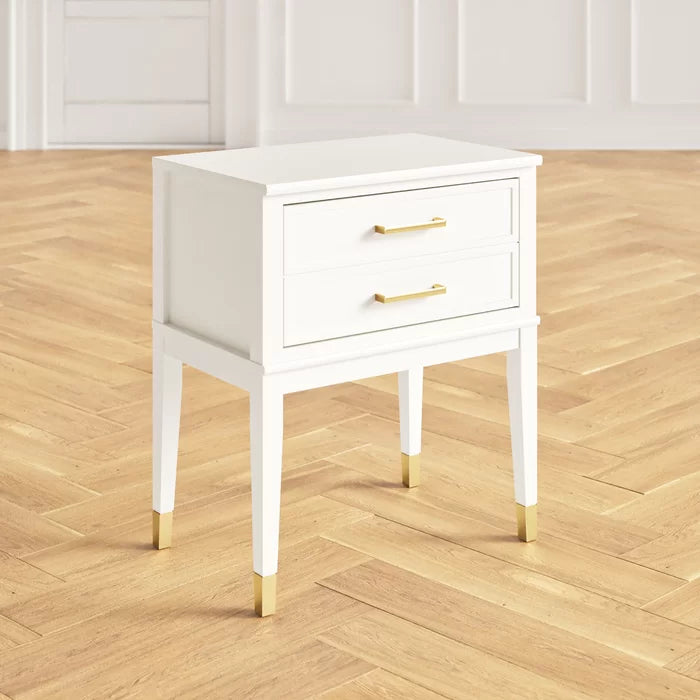White Westerleigh 28.1'' Tall 1 - Drawer Nightstand