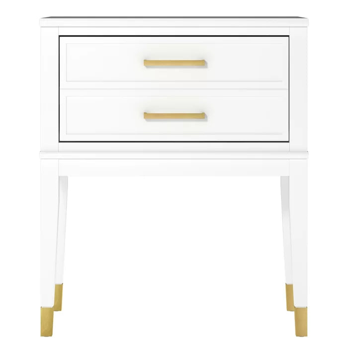 White Westerleigh 28.1'' Tall 1 - Drawer Nightstand