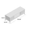 White Westerleigh TV Stand for TVs up to 65
