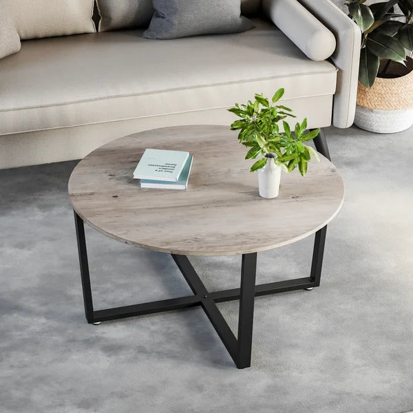 Wetumka Cross Legs Coffee Table