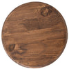 Bronze Solid Wood Adjustable Height Side Table/Stool