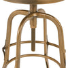 Bronze Solid Wood Adjustable Height Side Table/Stool