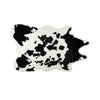 Montville Animal Print Black/White Area Rug 2377