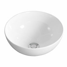 Load image into Gallery viewer, White Ceramic Circular Vessel Bathroom Sink

