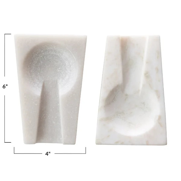 White Marble Spoon Rest