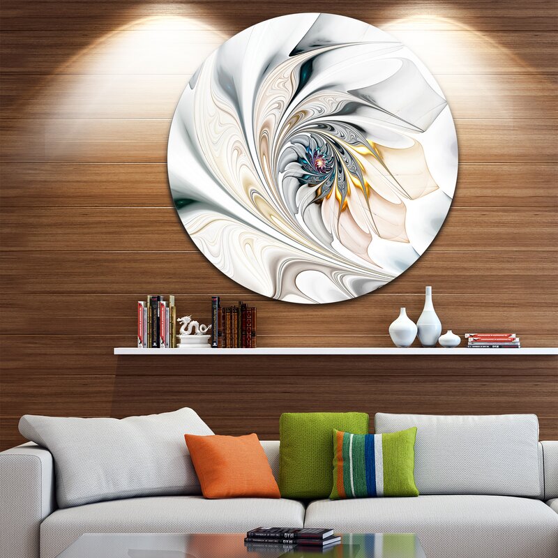 White Stained Glass Art - Print (AS-IS)
