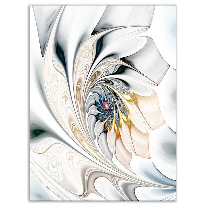 White Stained Glass Art - Unframed Print (Set of 2) PK281