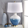 Load image into Gallery viewer, Audrina 30&quot;  Blue/White Table Lamp PC202