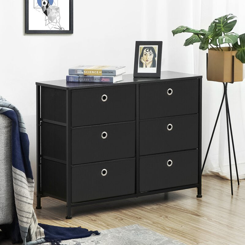 Whitestone 6 Drawer Double Dresser K7129