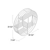 Whitten 4 Piece Circle Accent Shelf #LX3068