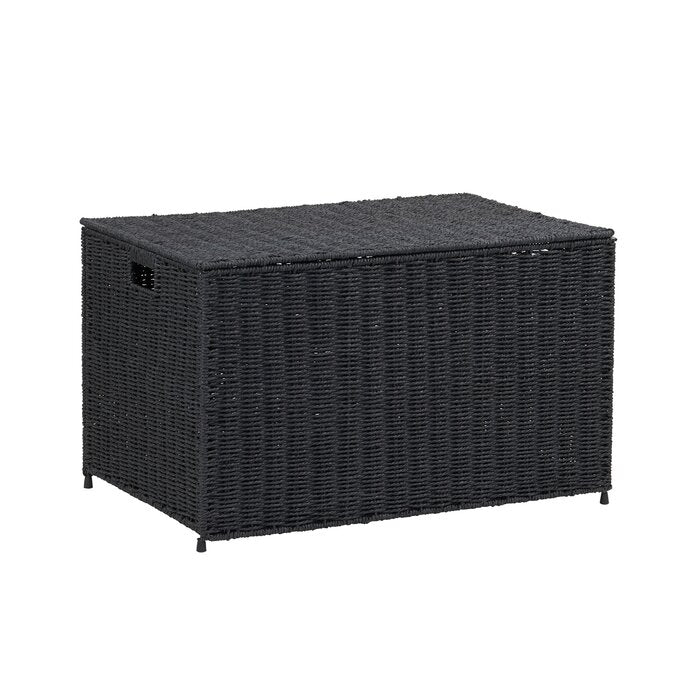 Black Wicker Box #HA766