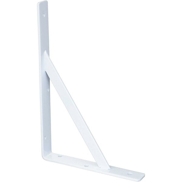 8" x 11.6" x 12" White Wickham Heavy Duty Shelf Bracket (Set of 2) CA121