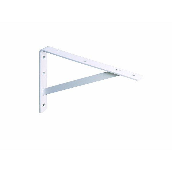 8" x 11.6" x 12" White Wickham Heavy Duty Shelf Bracket (Set of 2) CA121