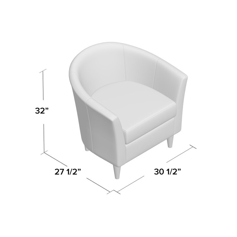 Wide Barrel Chair KB383