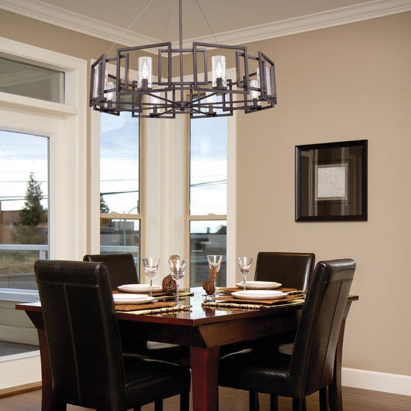 Wightman shaded drum chandelier top