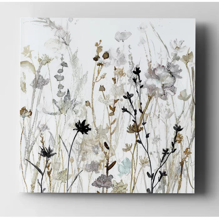 16" H x 16" W x 1.5" D Wildflower Mist II - Painting