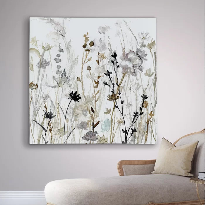 16" H x 16" W x 1.5" D Wildflower Mist II - Painting