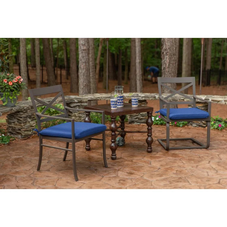 2" H x 20" W x 18" D 2 - Piece Outdoor Seat Cushion (Set of 2)