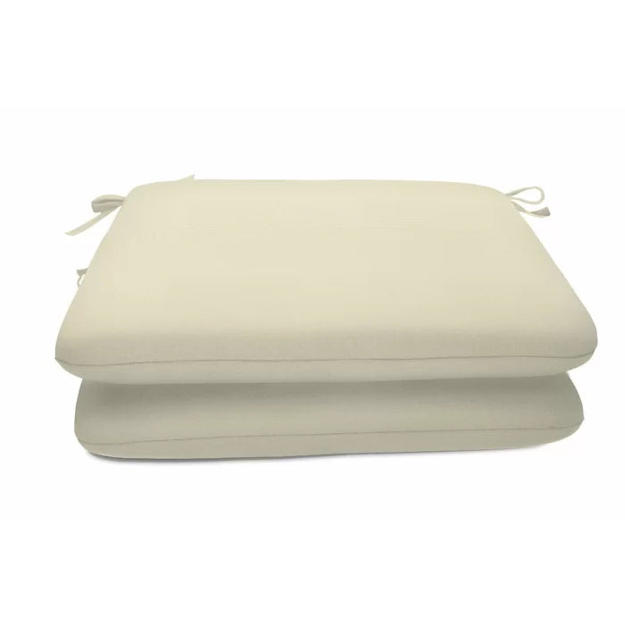 2 - Piece Outdoor Seat Cushion (Set of 2), 2" H x 18" W x 18" D