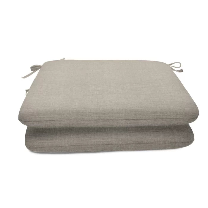 2 - Piece Outdoor Seat Cushion, 2" H x 20" W x 18" D, (Set of 2)