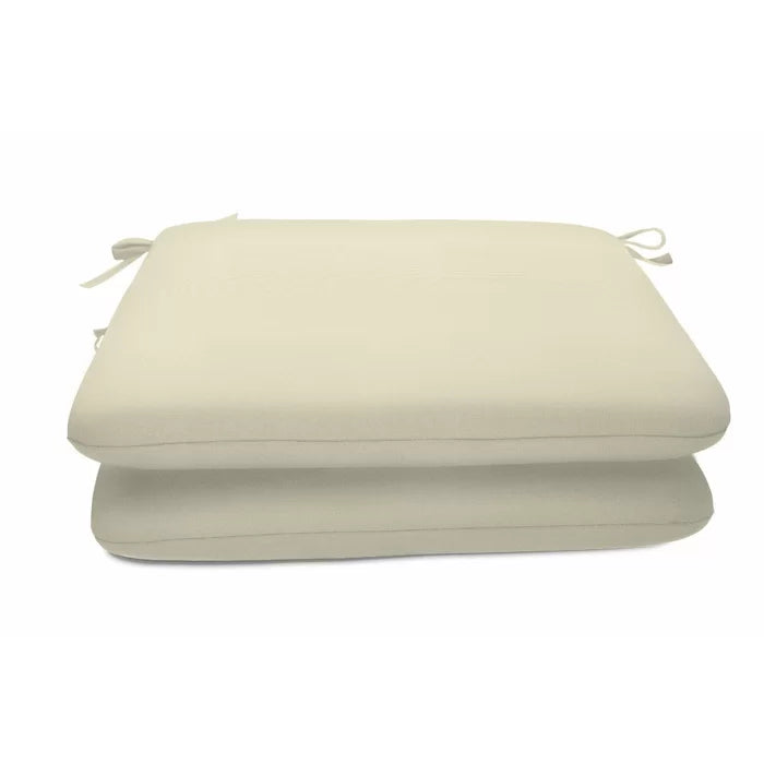 2" H x 18" W x 18" D 2 - Piece Outdoor Seat Cushion (Set of 2)