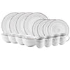 White Willette 16 Piece Dinnerware Set, Service for 4