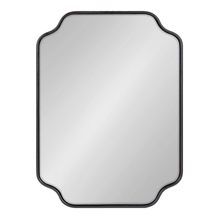 Black Willimantic Asymmetrical Wall Mirror