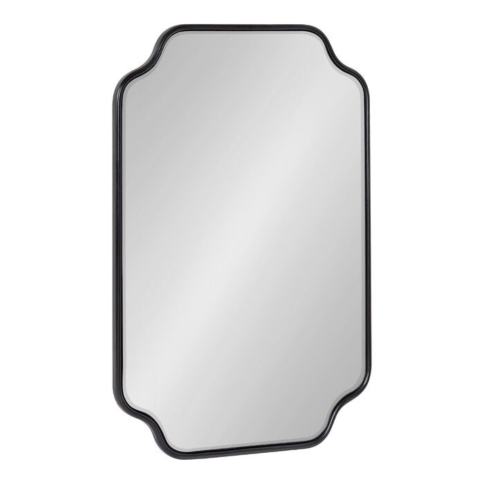 Black Willimantic Asymmetrical Wall Mirror