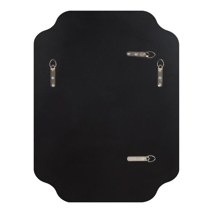 Black Willimantic Asymmetrical Wall Mirror