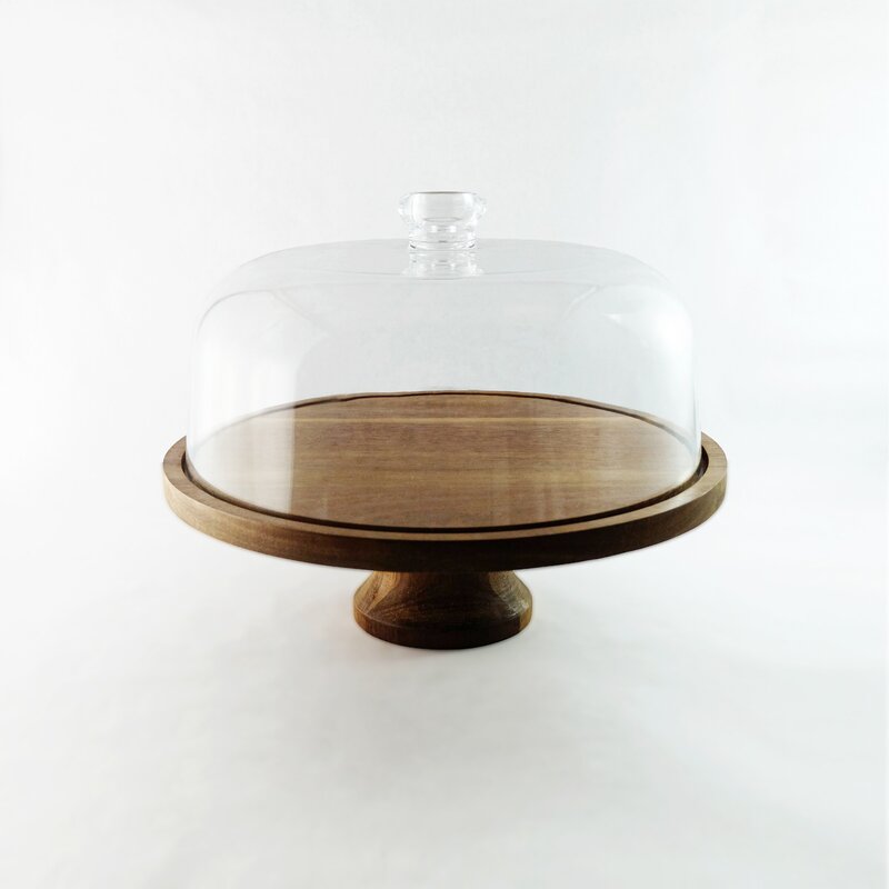 Willow Wood Cake Stand K7746