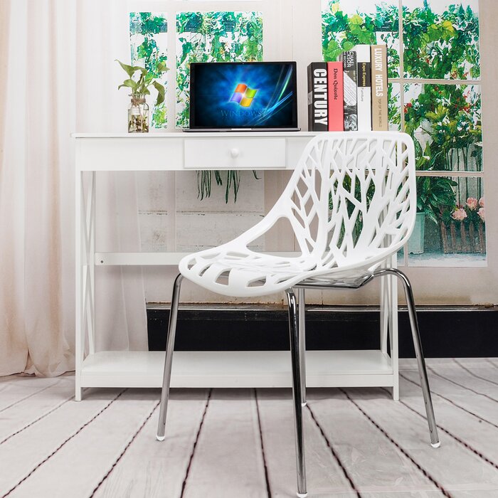 White Wiltz Stacking Side Chair (Set of 4)