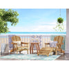 Blue Windermer Outdoor Square Pillow Cover & Insert ss675
