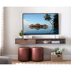 Walnut Oak Winland Floating TV Stand for TVs up to 65