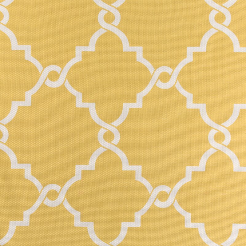 Winnett Cotton Blend Geometric Semi-Sheer Grommet Single Curtain Panel, (Set of 2), 50" W x 108" L