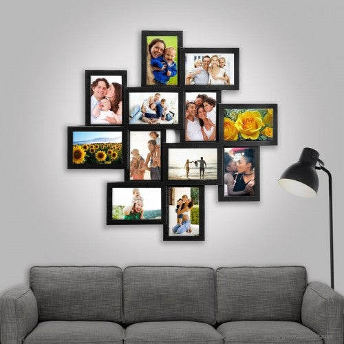 Winston Porter Germain Gallery Collage Wall Hanging 12 Opening Photo Sockets Picture Frame