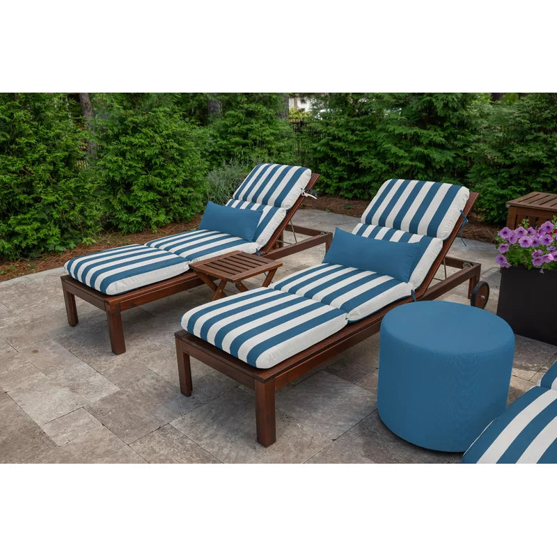 1 - Piece Outdoor Seat/Back Cushion 22'' W x 74'' D