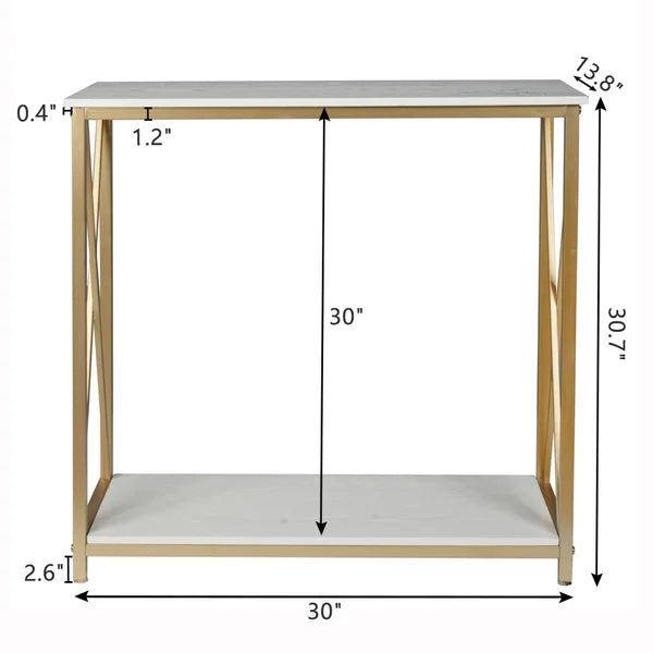 Winta Console Table 30"x30.79"x13.82"