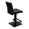 Black Witton Adjustable Height Bar Stool pc451