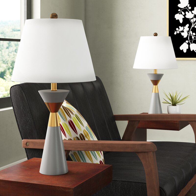 Wolcott 26.5" Table Lamp Set (Set of 2)