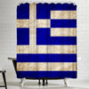 Wonderful Dream Greece Flag Single Shower Curtain, 71' x 74'