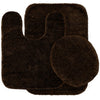 Chocolate Woodacre Bath Rug Set