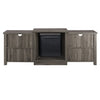 Slate Grey Woodbury TV Stand for TVs up to 78