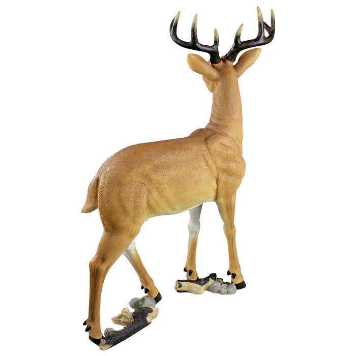 Woodland Buck Deer Statue