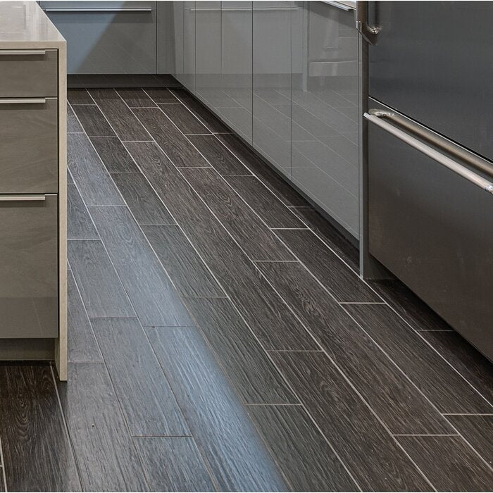 79 BOXES - Woodwork 6" x 24" Porcelain Wood Look Wall & Floor Tile, Salem - 750.5 Square Feet (#K6363)